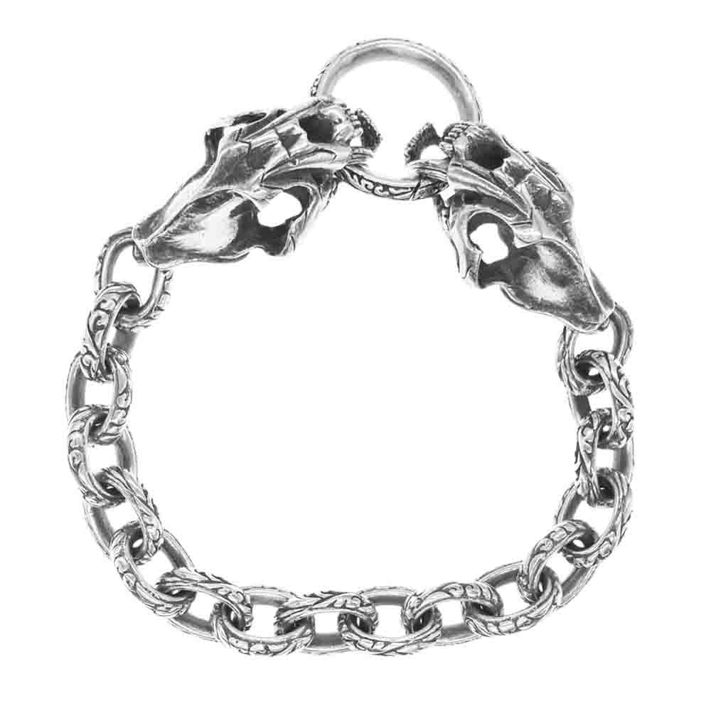 ZOCALO ソカロ Saber Toothed Tiger Facing Bracelet サーベルタイガー ブレスレット シルバー系【中古】