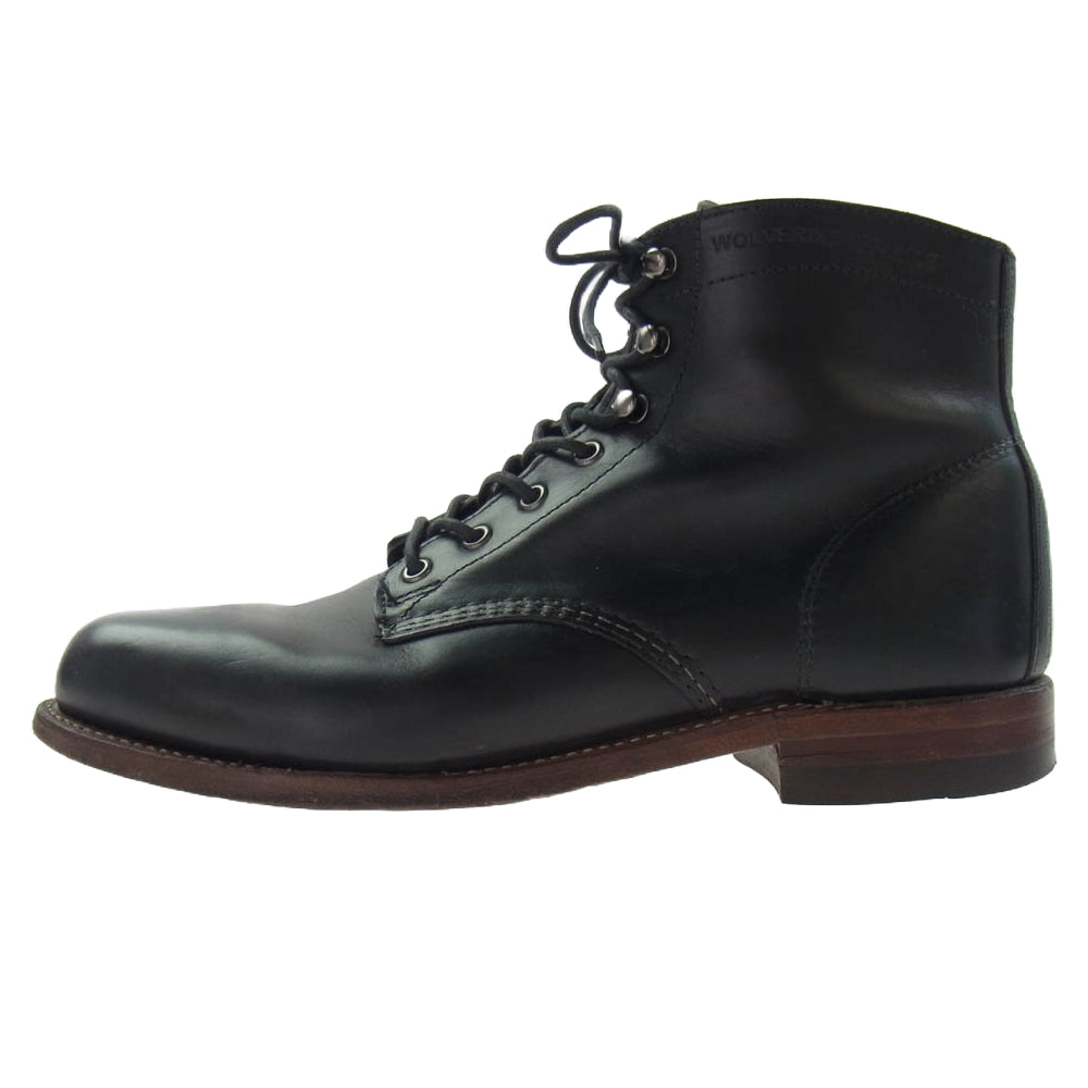 WOLVERINE ウルヴァリン 1000 MILE 1000 マイル レザー ブーツ ブラック系 9D【中古】