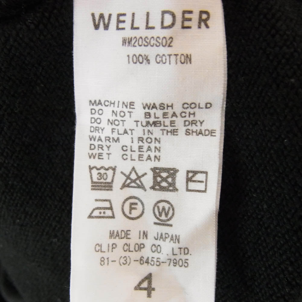 ウェルダー WM20SCS02 Buck Side Tucked Crewneck クルーネック スウェット トレーナー ブラック系 4【中古】