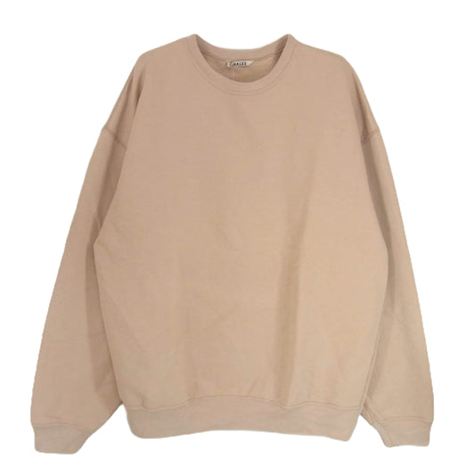 AURALEE オーラリー 18AW A8AP01GU SUPER SOFT HEAVY SWEAT P O スーパーソフト ヘビー スウェット トレーナー ベージュ系 4【中古】