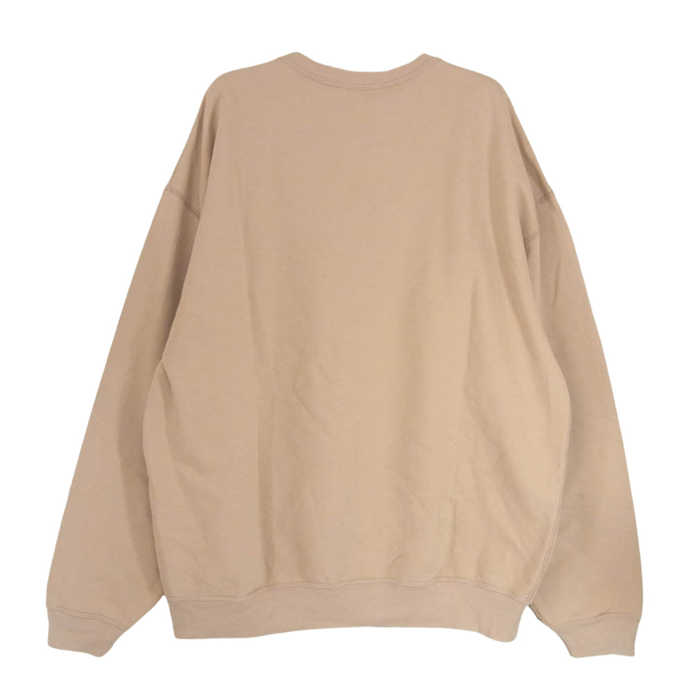 AURALEE オーラリー 18AW A8AP01GU SUPER SOFT HEAVY SWEAT P O スーパーソフト ヘビー スウェット トレーナー ベージュ系 4【中古】