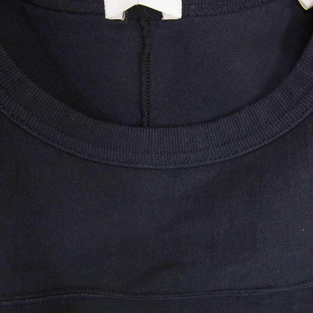 COMOLI コモリ 18AW N03-05001 フットボール 7分袖 七分袖 Tシャツ カットソー ネイビー系 3【中古】