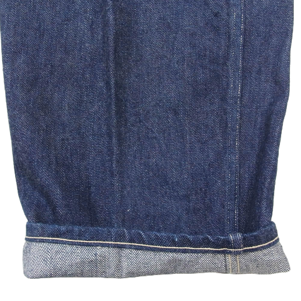 COMOLI コモリ N03-03003 BELTED DENIM PANTS ベルテッド デニム パンツ インディゴブルー系 2【中古】