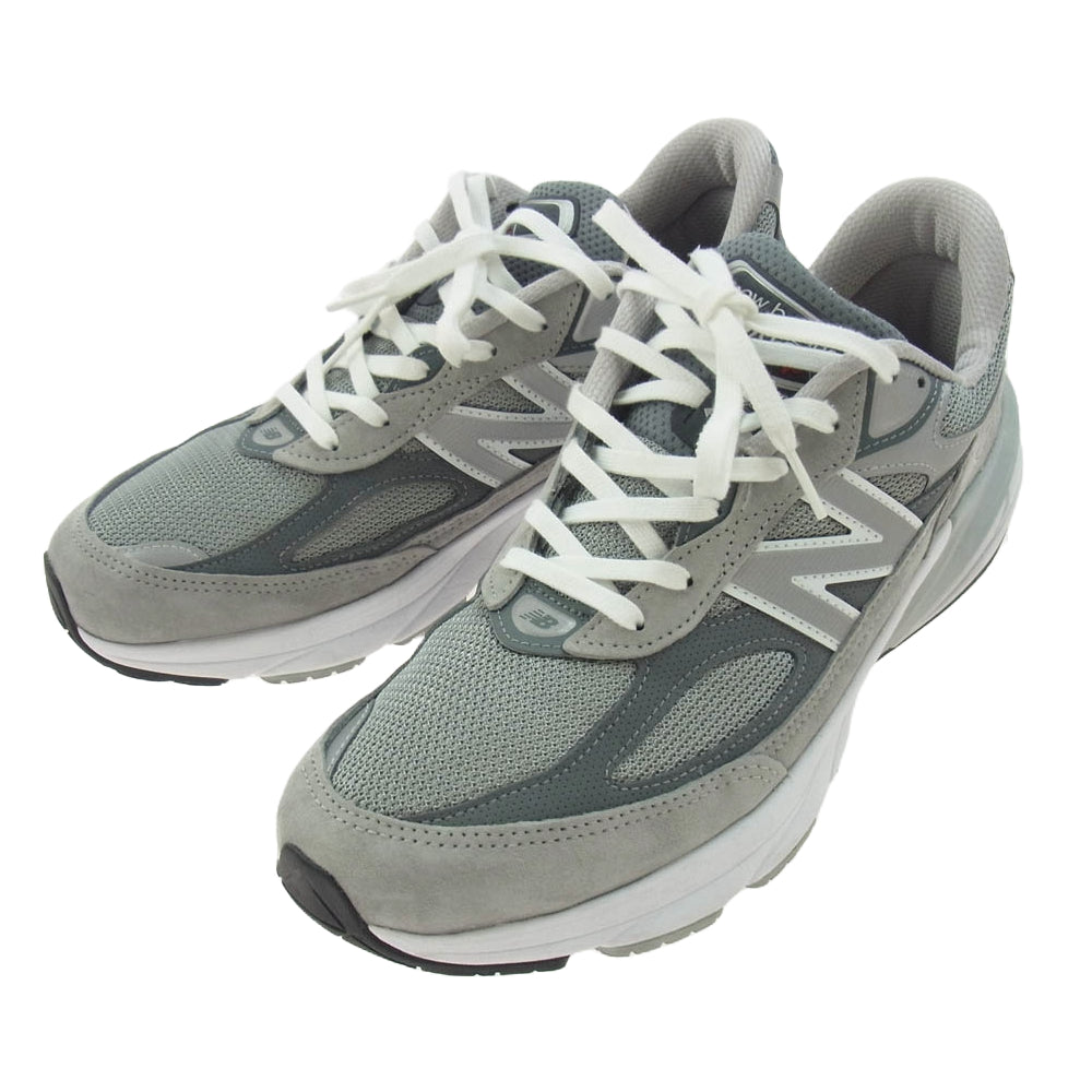 NEW BALANCE ニューバランス M990GL6 USA製 990 スエード メッシュ スニーカー グレー系 29cm【中古】