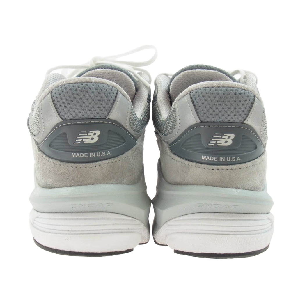 NEW BALANCE ニューバランス M990GL6 USA製 990 スエード メッシュ スニーカー グレー系 29cm【中古】