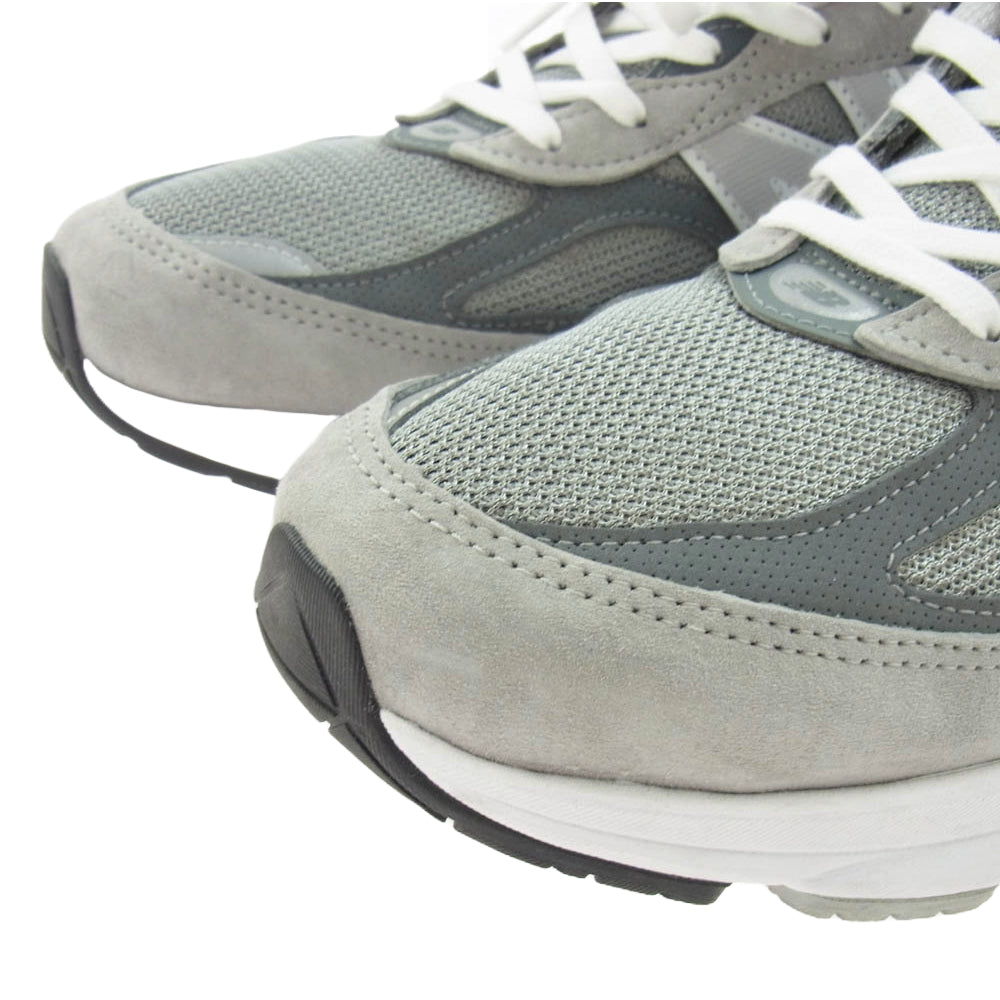 NEW BALANCE ニューバランス M990GL6 USA製 990 スエード メッシュ スニーカー グレー系 29cm【中古】