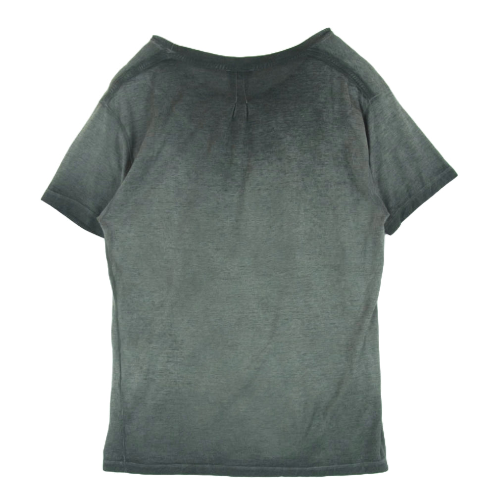 SAINT LAURENT サンローラン エディ期 16SS 375900 Y2TS1 ガーメントダイ クラシック クルーネック ポケット Tシャツ 半袖 カットソー グレー系 S【中古】