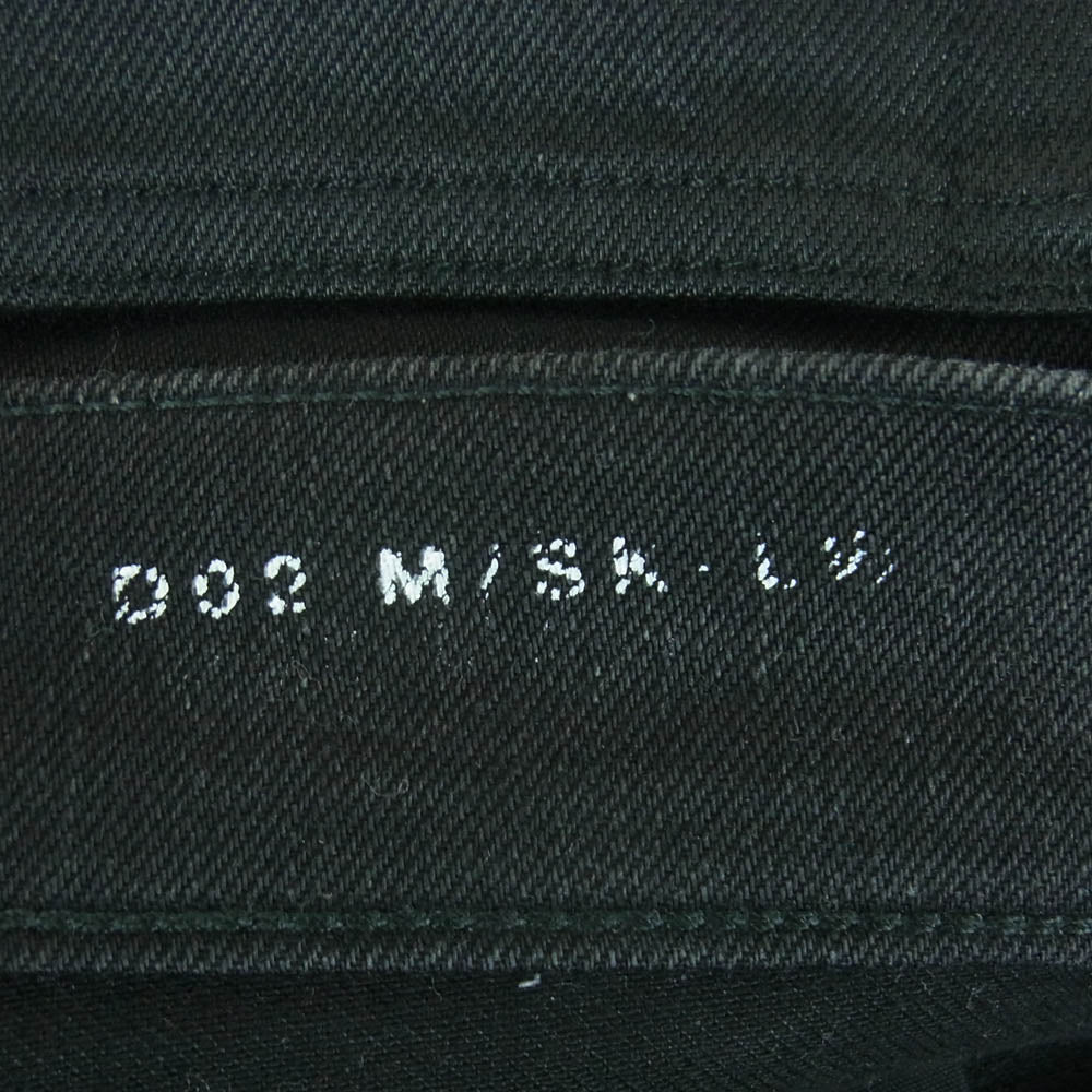 SAINT LAURENT サンローラン 527389 Y824K SKINNY FIT JEANS IN COATED BLACK DENIM コーティング スキニー フィット デニム パンツ ジーンズ ブラック系 28【中古】