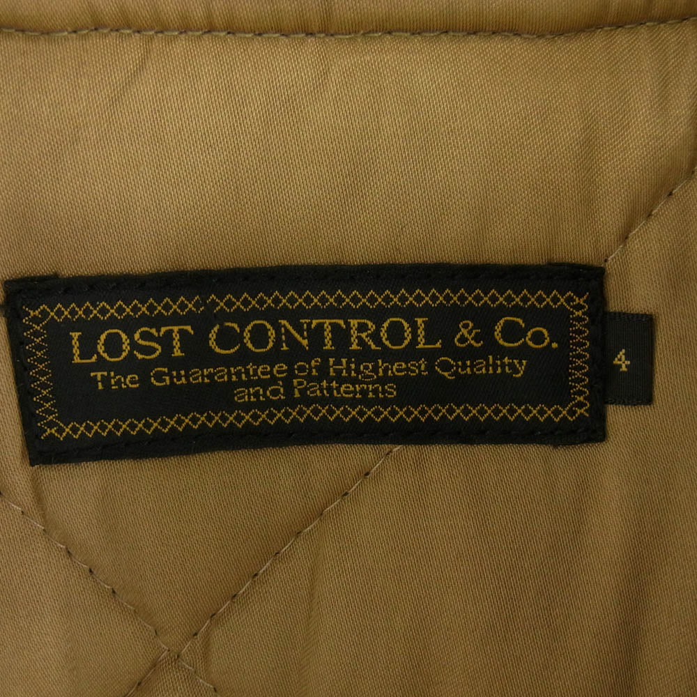 LOST CONTROL ロストコントロール 11AW DOUBLE BREASTED CAR COAT ダブルブレステッド カーコート ブラウン系 4【中古】