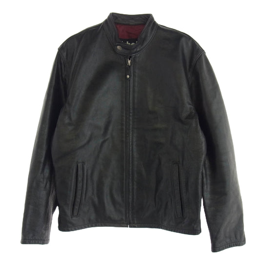 schott ショット USA製 5454 カウレザー シングル ライダースジャケット ブラック系 38【中古】