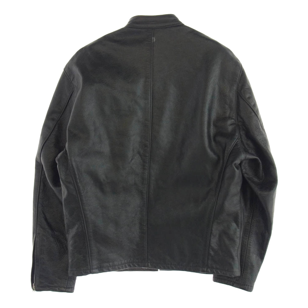 schott ショット USA製 5454 カウレザー シングル ライダースジャケット ブラック系 38【中古】