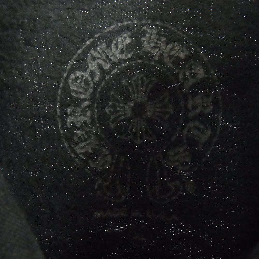 CHROME HEARTS クロムハーツ（原本無） WWW.CHROMEHEARTS.COM HOODIE オンライン限定 ホースシュー バックプリント プルオーバー フーディ パーカー ブラック系 XL【中古】