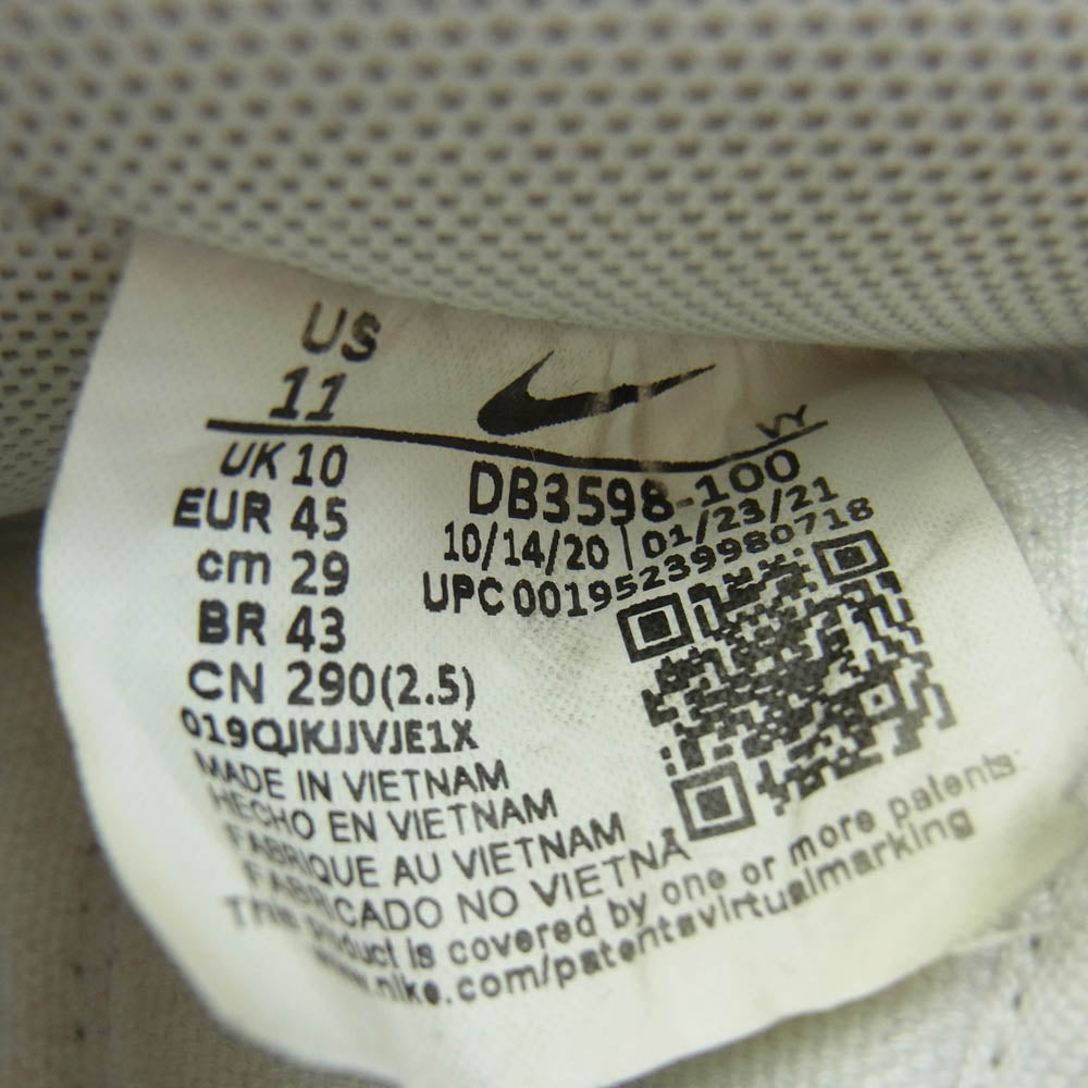 NIKE ナイキ DB3598-100 Mayumi Yamase 山瀬まゆみ Air Force 1 Flyleather AF1 エアフォースワン フライレザー スニーカー ホワイト系 オレンジ系 29cm【中古】