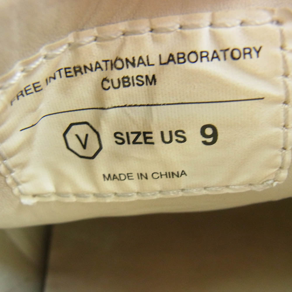 VISVIM ビズビム 0114301001001 SKAGWAY SLIP-ON スカグウェイ デニム スリッポン スニーカー レッド系 インディゴブルー系 US9【中古】