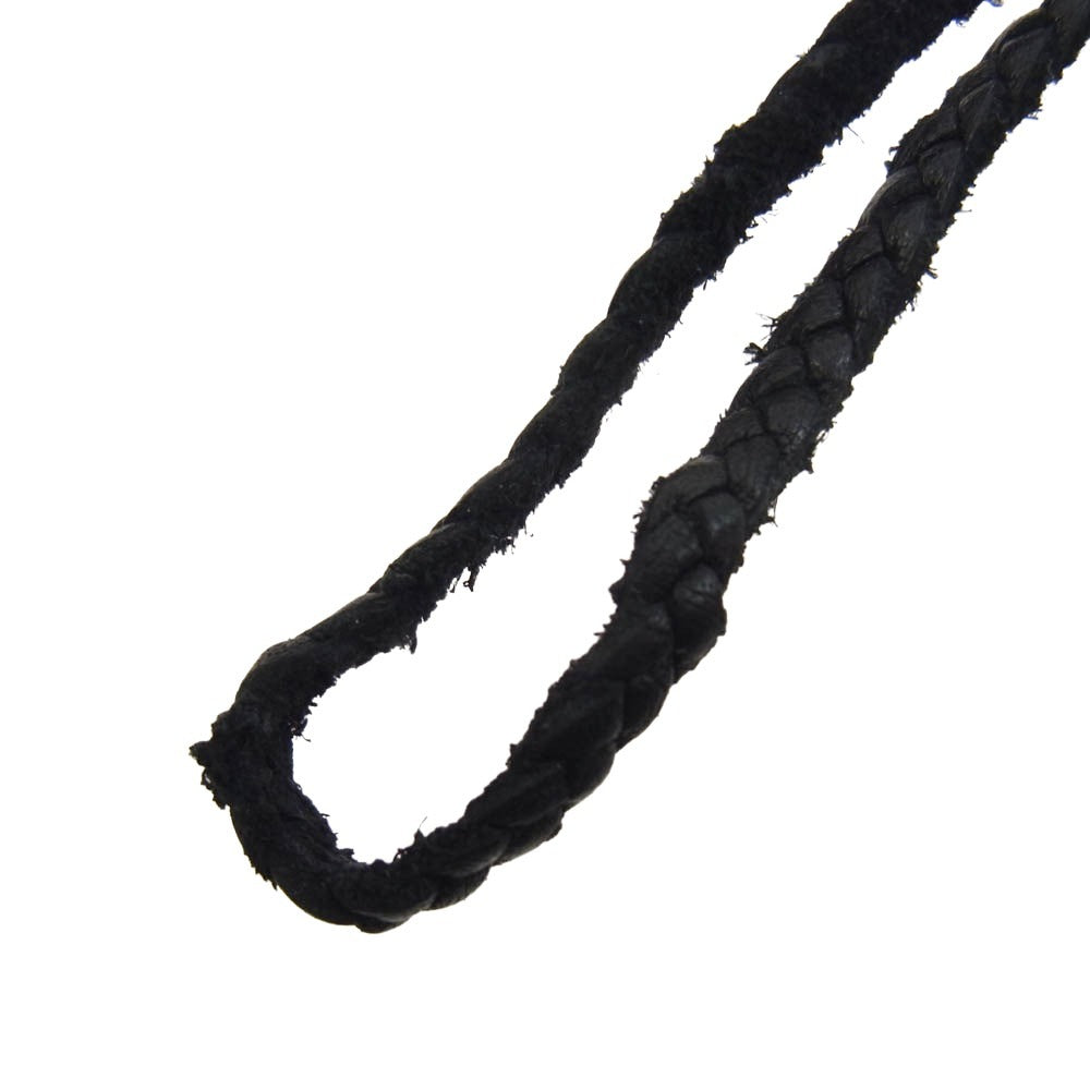 CHROME HEARTS クロムハーツ（原本無） レザーブレード ボロチップ ネックレス シルバー系【中古】