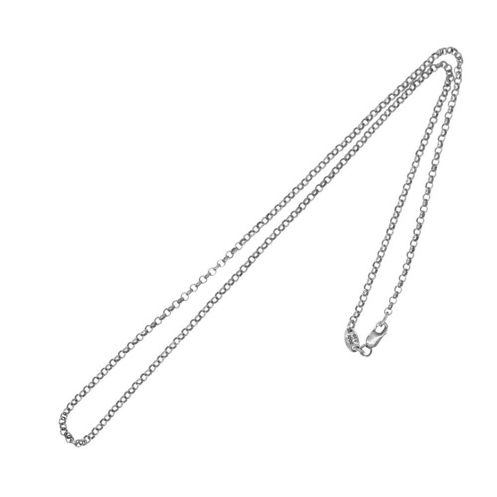 CHROME HEARTS クロムハーツ（原本無） NECKCHAIN R18 ロールチェーン ネックレス 18inch 18インチ シルバー系【中古】