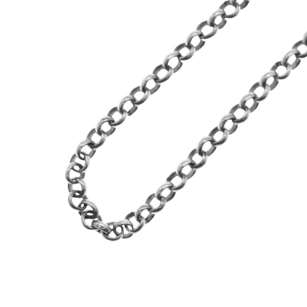 CHROME HEARTS クロムハーツ（原本無） NECKCHAIN R18 ロールチェーン ネックレス 18inch 18インチ シルバー系【中古】