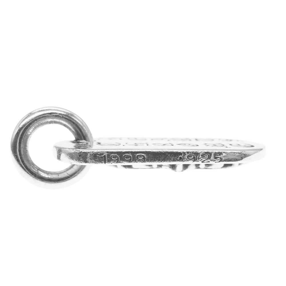 CHROME HEARTS クロムハーツ（原本無） RAISED DOGTAG レイズド フローラルクロス ドッグタグ ペンダントトップ シルバー系【中古】