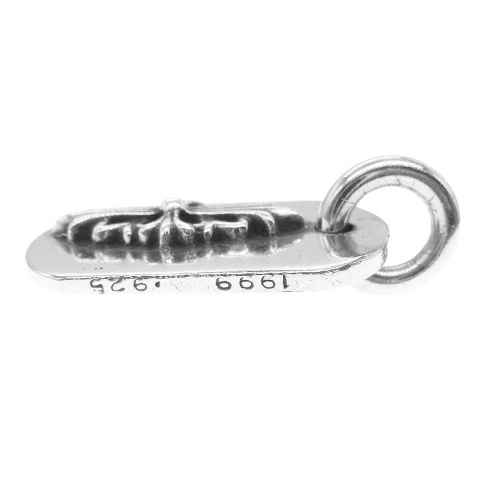 CHROME HEARTS クロムハーツ（原本無） RAISED DOGTAG レイズド フローラルクロス ドッグタグ ペンダントトップ シルバー系【中古】