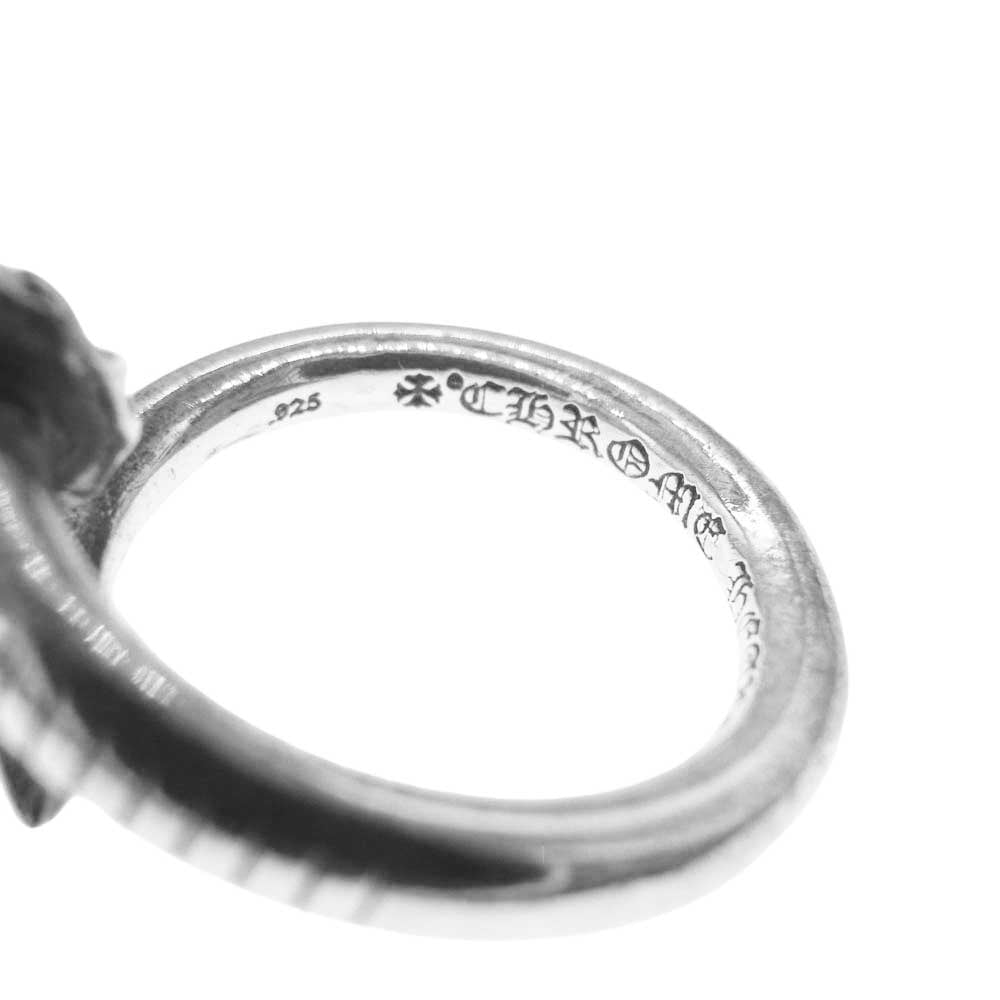 CHROME HEARTS クロムハーツ（原本有） NAIL CRSBALL クロスボール ネイル リング シルバー系 約15.5号【中古】