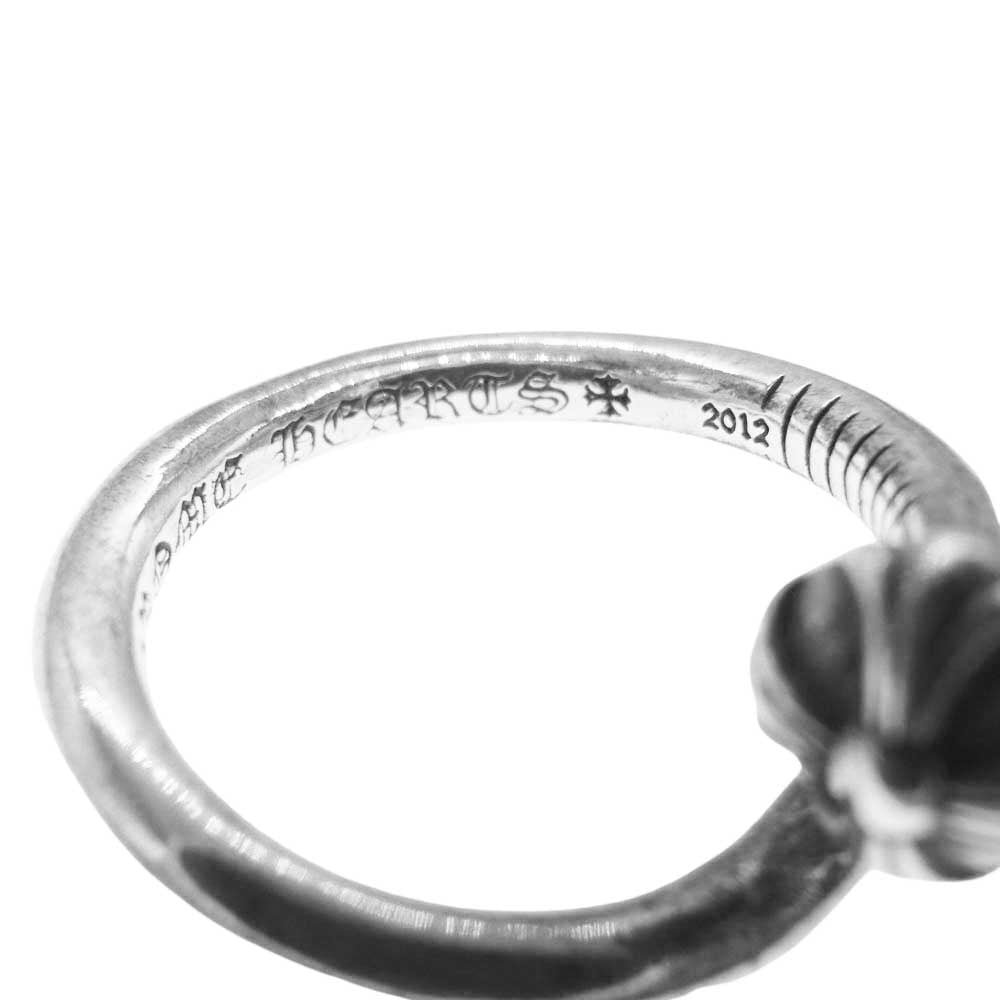 CHROME HEARTS クロムハーツ（原本有） NAIL CRSBALL クロスボール ネイル リング シルバー系 約15.5号【中古】