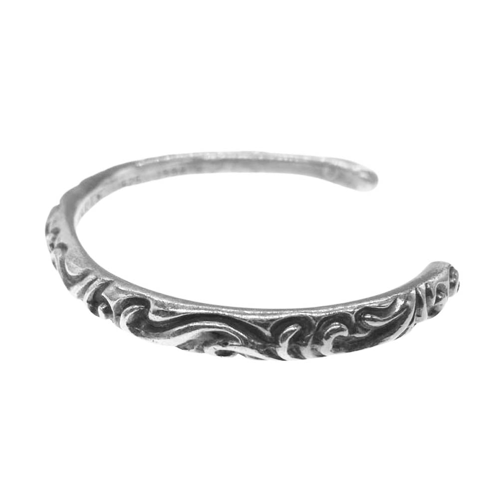 CHROME HEARTS クロムハーツ（原本無） BANGLE SCROLL スクロールバンド バングル ブレスレット シルバー系【中古】