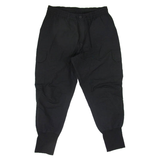 Y-3 Yohji Yamamoto ワイスリー ヨウジヤマモト A2E001 ナイロン サルエル カーゴパンツ ブラック系 L【中古】