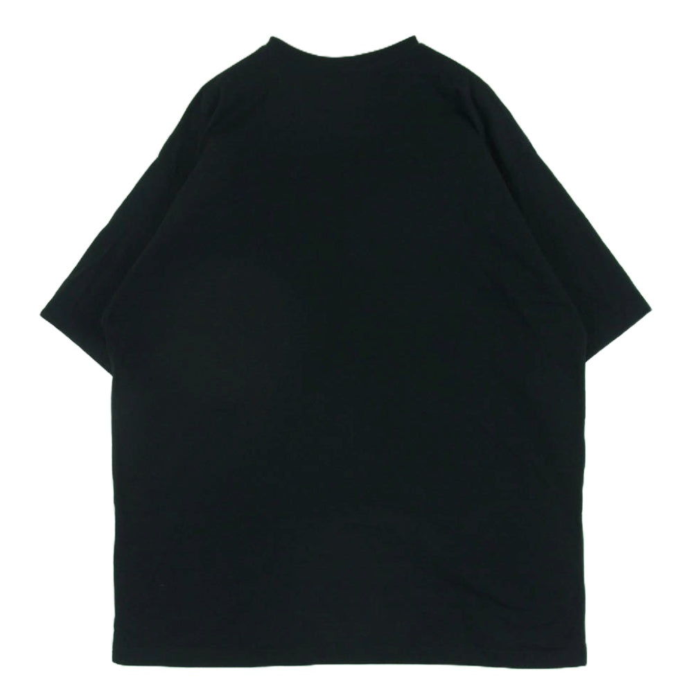 Yohji Yamamoto ヨウジヤマモト 23SS HZ-T62-287 NEIGHBORHOOD ネイバーフッド スカルロゴプリント Ｔシャツ 半袖 カットソー ブラック系 XXL【中古】