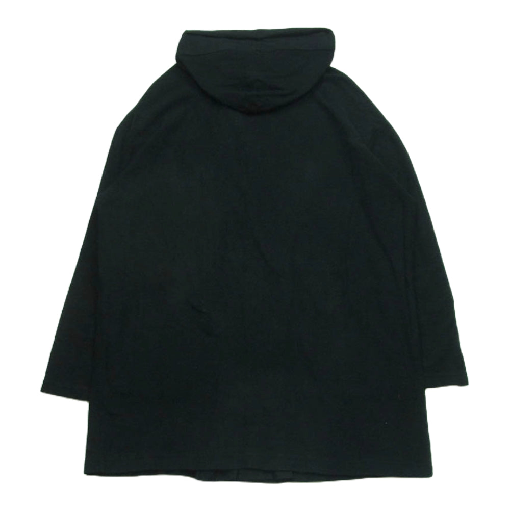 Yohji Yamamoto POUR HOMME ヨウジヤマモトプールオム 18SS HW-T78-983 ダブルフェイス ロング丈 ボタン パーカー ブラック系 3【中古】