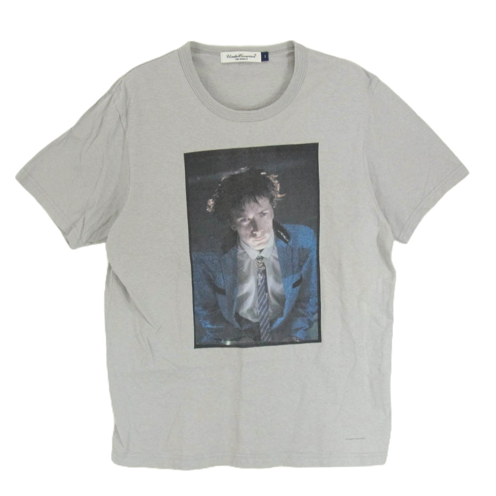 UNDERCOVER アンダーカバー 09SS POPTONEZ期 ジョン ライドン フォトTシャツ 半袖カットソー グレー系 1【中古】