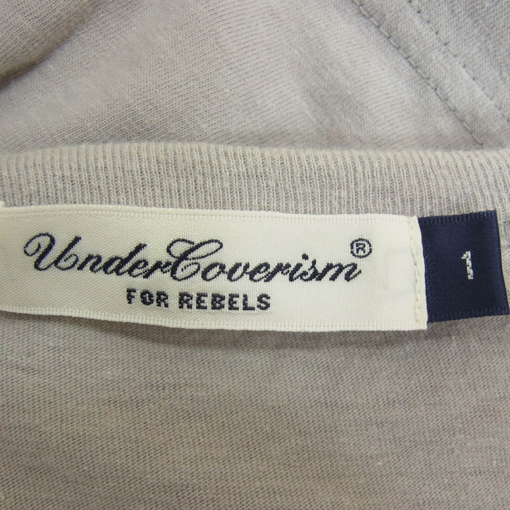 UNDERCOVER アンダーカバー 09SS POPTONEZ期 ジョン ライドン フォトTシャツ 半袖カットソー グレー系 1【中古】