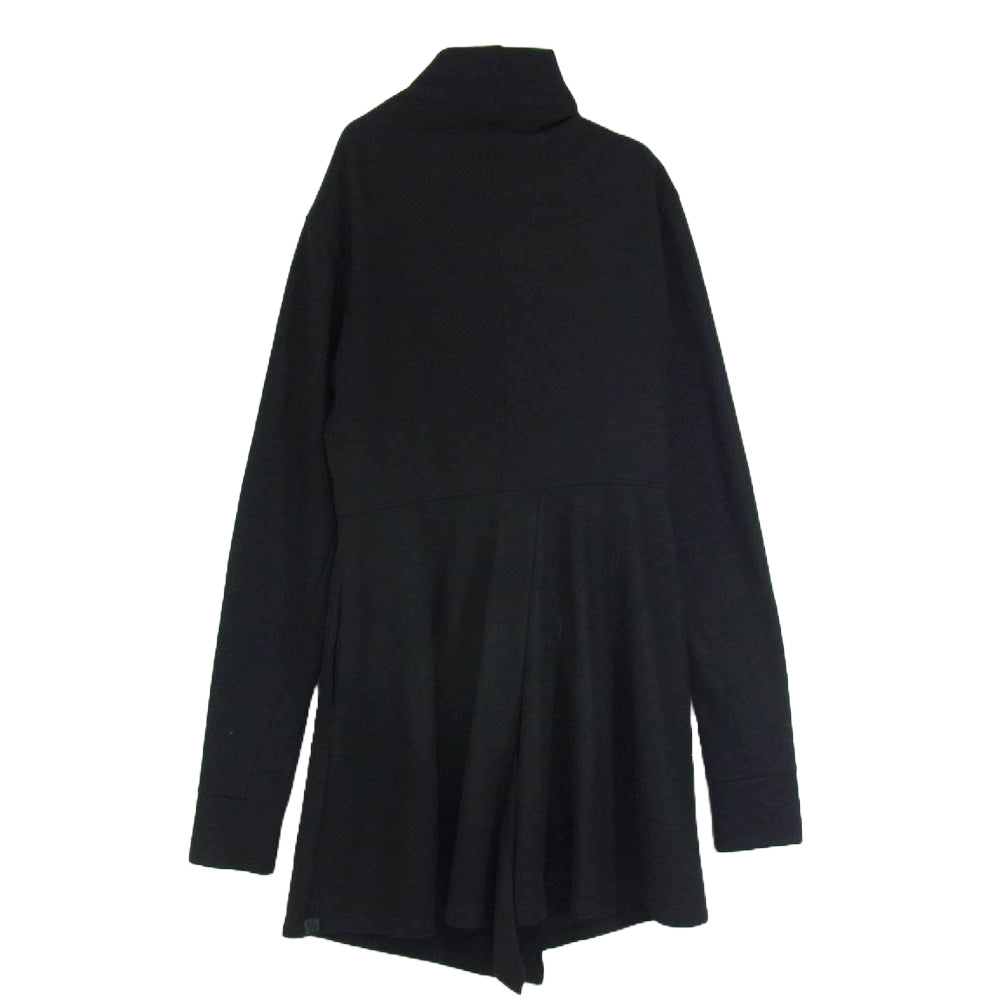 kiryuyrik キリュウキリュウ KX-HT27-058 Wrap Frill Cardigan ウール ラップ カーディガン ブラック系 M【中古】