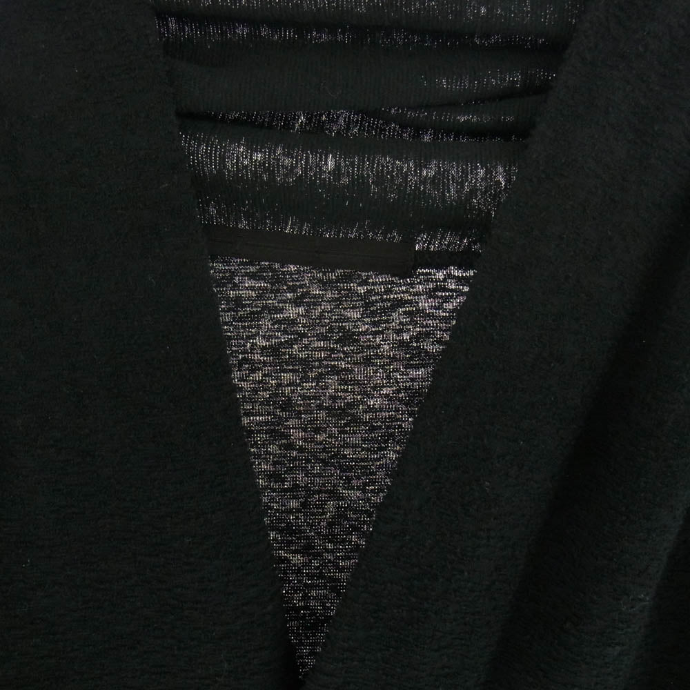 JULIUS ユリウス 18AW 627CUM1 Shirring Long Cardigan シャーリング ロング カーディガン ブラック系 1【中古】