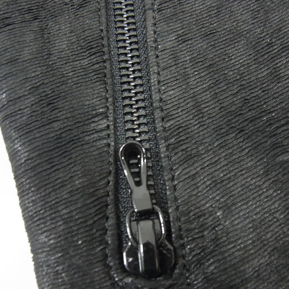 JULIUS ユリウス 16AW 557ACU11-BK ジップデザイン スラッシング グローブ ブラック系【中古】