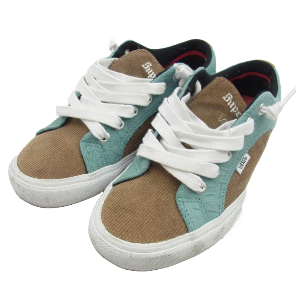 Supreme シュプリーム Vans Croc Corduroy Lampin Pro バンズ クロココーデュロイランピン プロ スエード スニーカー マルチカラー系 27cm【中古】
