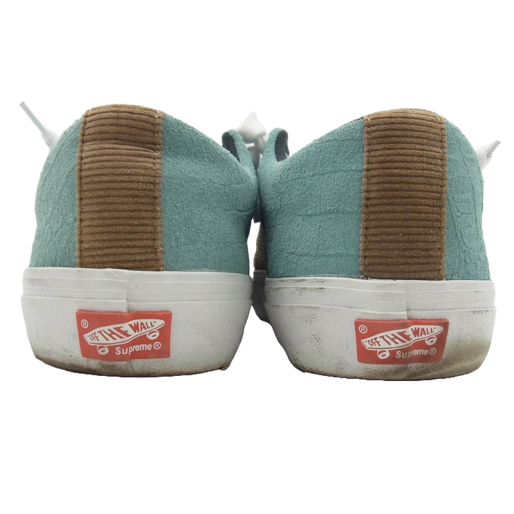 Supreme シュプリーム Vans Croc Corduroy Lampin Pro バンズ クロココーデュロイランピン プロ スエード スニーカー マルチカラー系 27cm【中古】