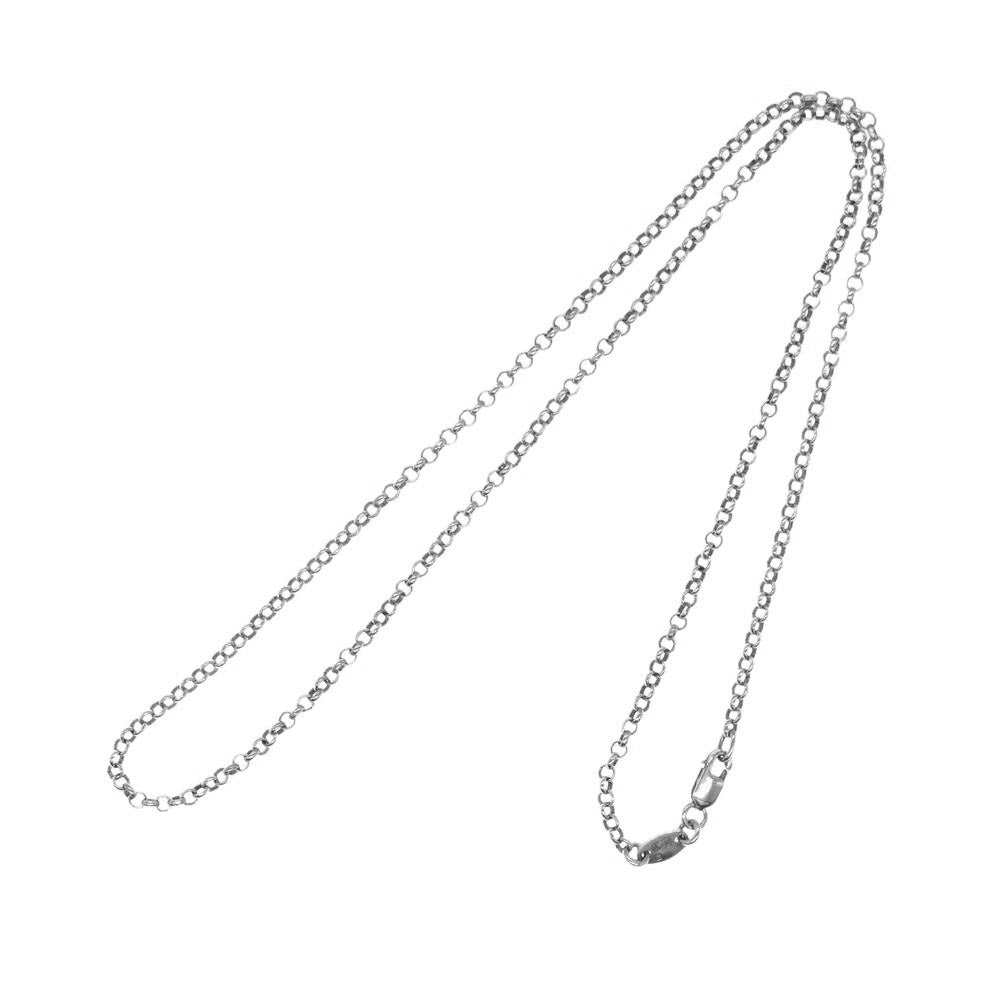 CHROME HEARTS クロムハーツ（原本無） NECKCHAIN R18 ロールチェーン ネックレスチェーン 18inch シルバー系【中古】