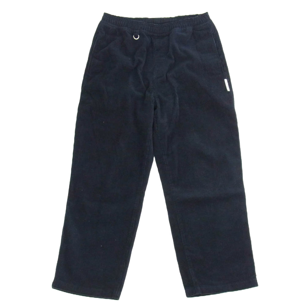uniform experiment ユニフォームエクスペリメント UE-232002 Standard Easy コーデュロイ ブラック トラウザーズ パンツ ブラック系 2【中古】