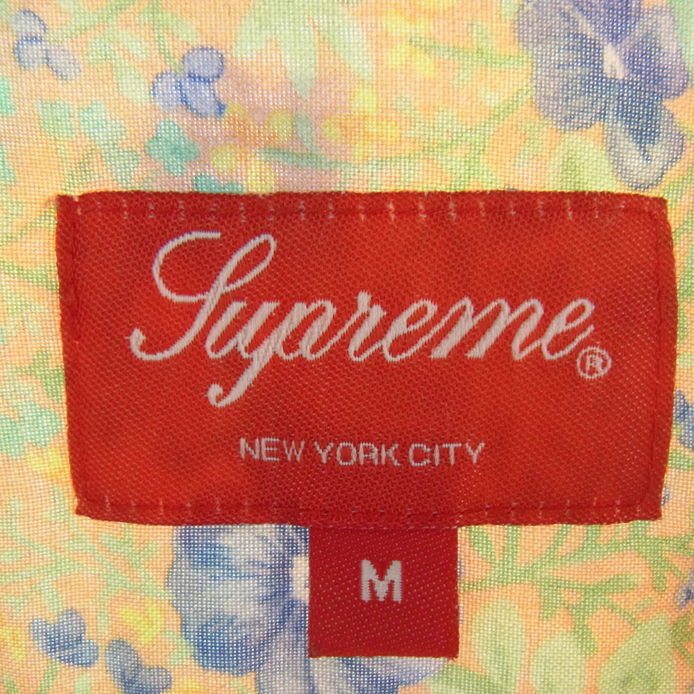 Supreme シュプリーム 19SS Mini Floral Rayon S/S Shirt ミニ フローラル レーヨン アロハ 半袖 シャツ マルチカラー系 M【中古】
