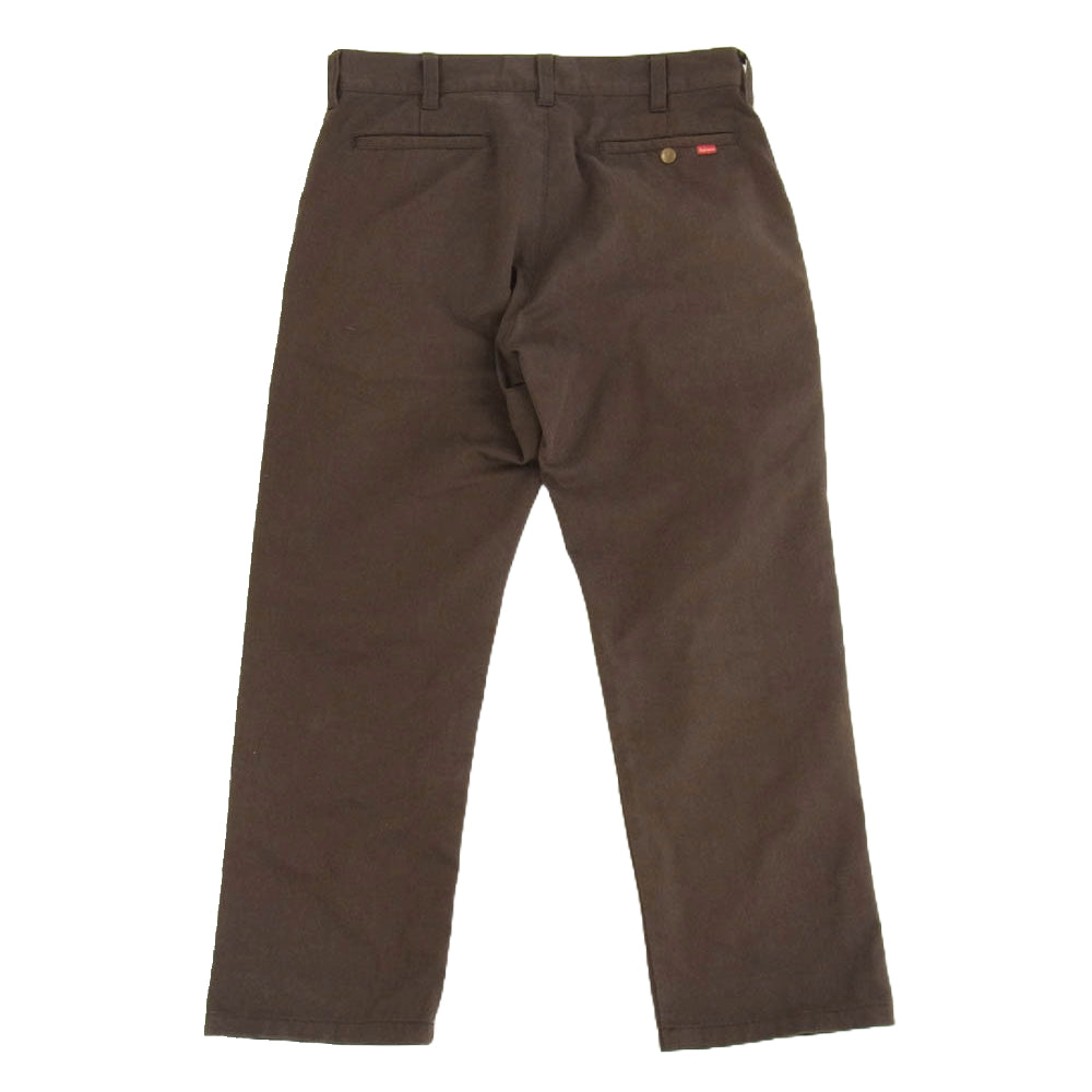 Supreme シュプリーム 22SS Work Pant ワーク パンツ ブラウン系 32【中古】