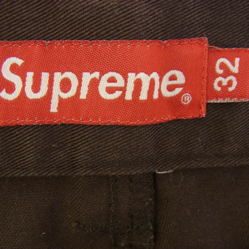 Supreme シュプリーム 22SS Work Pant ワーク パンツ ブラウン系 32【中古】