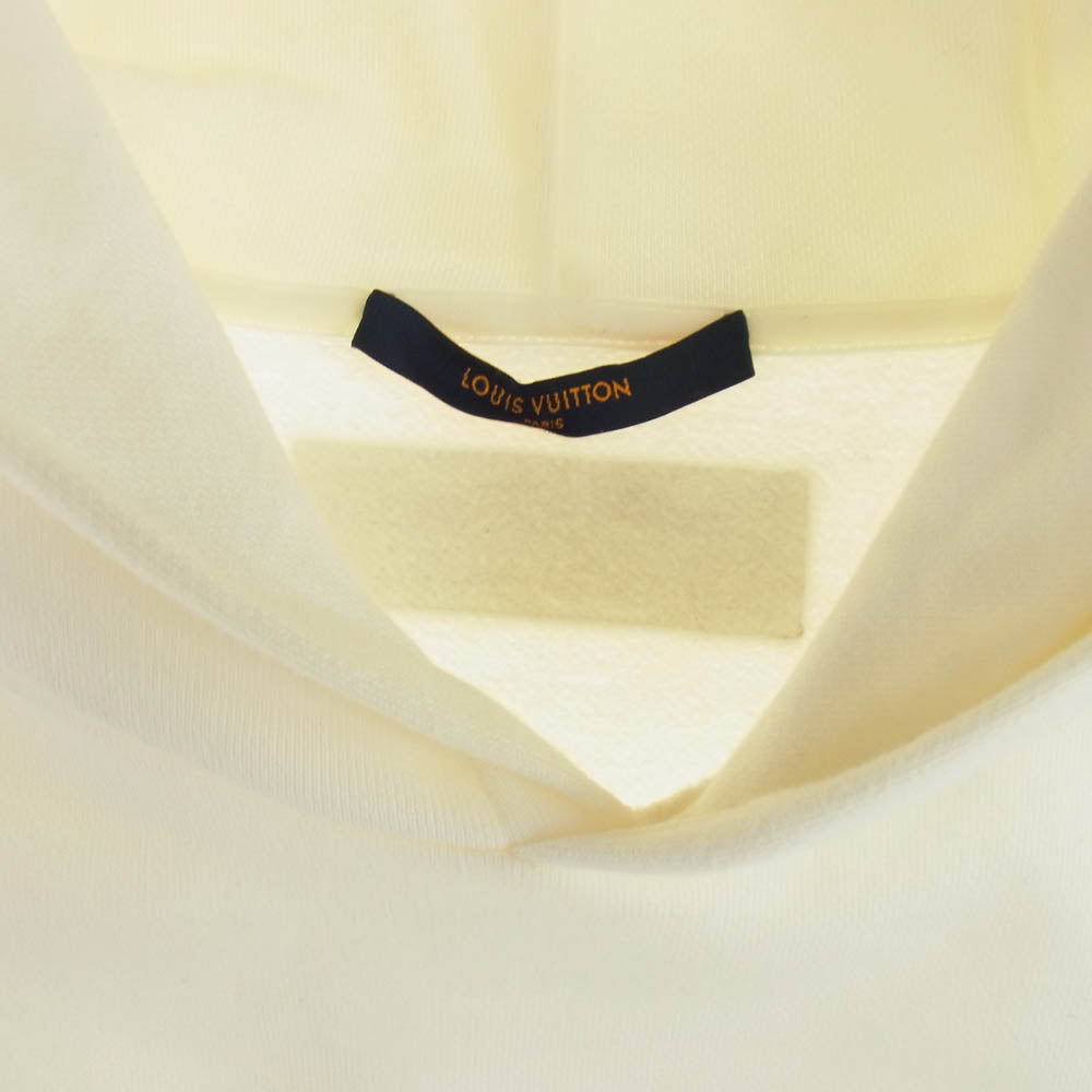 LOUIS VUITTON ルイ・ヴィトン 21SS RM211Q NPH HIY48W インサイドアウト デザイン プルオーバー パーカー ホワイト系 XL【中古】