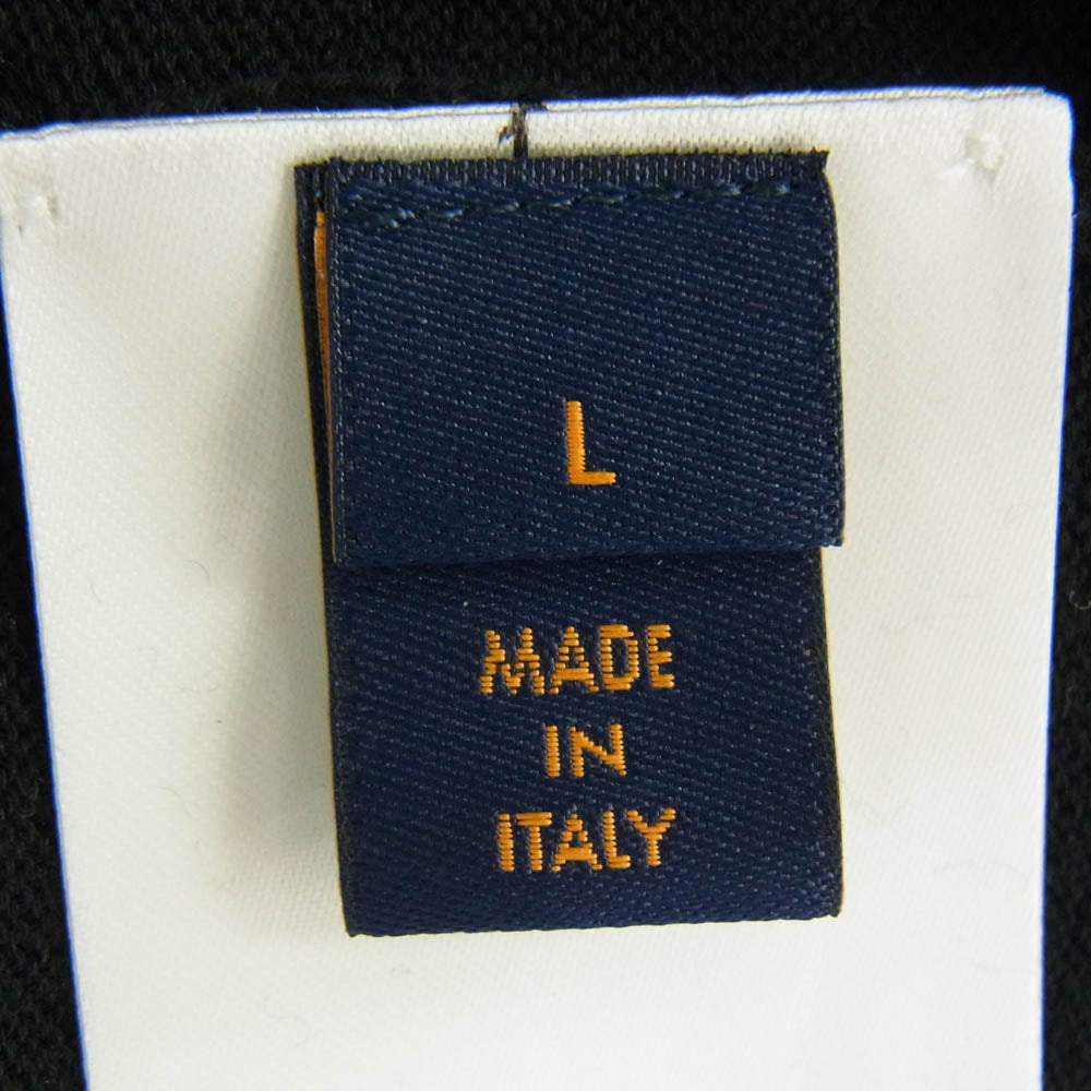 LOUIS VUITTON ルイ・ヴィトン 22AW RM222 ZTD HNN78W グラフィック ニット Tシャツ 半袖 ブラック系 ライトグリーン系 L【中古】