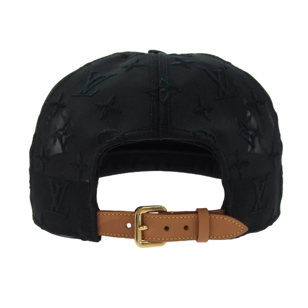 LOUIS VUITTON ルイ・ヴィトン 21AW MP3118 Tourist vs Purist メッシュ キャップ モノグラム ブラック系【中古】