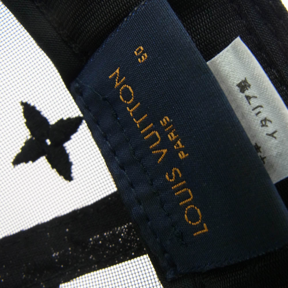 LOUIS VUITTON ルイ・ヴィトン 21AW MP3118 Tourist vs Purist メッシュ キャップ モノグラム ブラック系【中古】