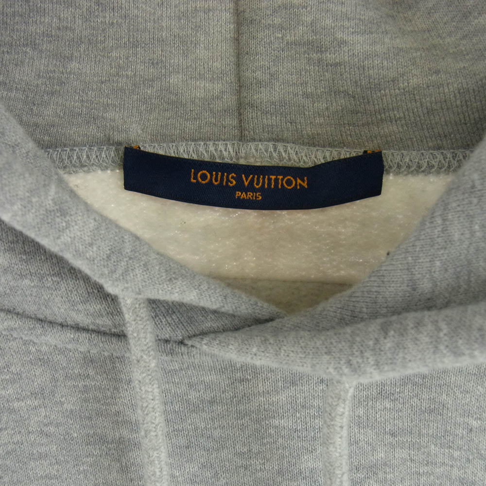 LOUIS VUITTON ルイ・ヴィトン 21AW RM212 UYR HLY95W TOURIST VS PURISTタフタージュプルオーバーパーカー フーディー グレー系 S【中古】