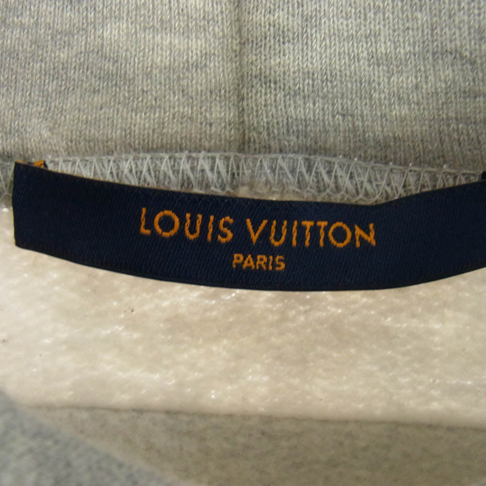 LOUIS VUITTON ルイ・ヴィトン 21AW RM212 UYR HLY95W TOURIST VS PURISTタフタージュプルオーバーパーカー フーディー グレー系 S【中古】