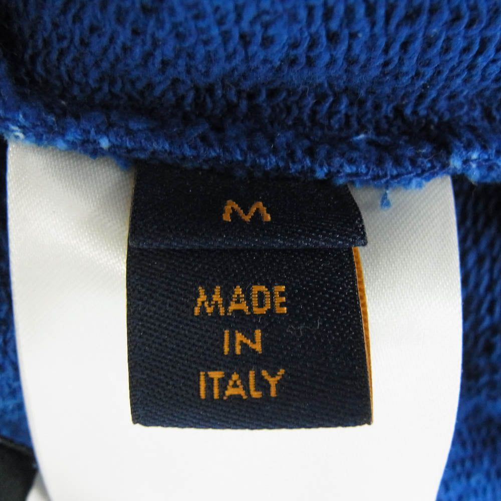 LOUIS VUITTON ルイ・ヴィトン 22SS RM221 J73 HMY74W タイダイ染め プルオーバー パーカー ブルー系 ホワイト系 M【中古】