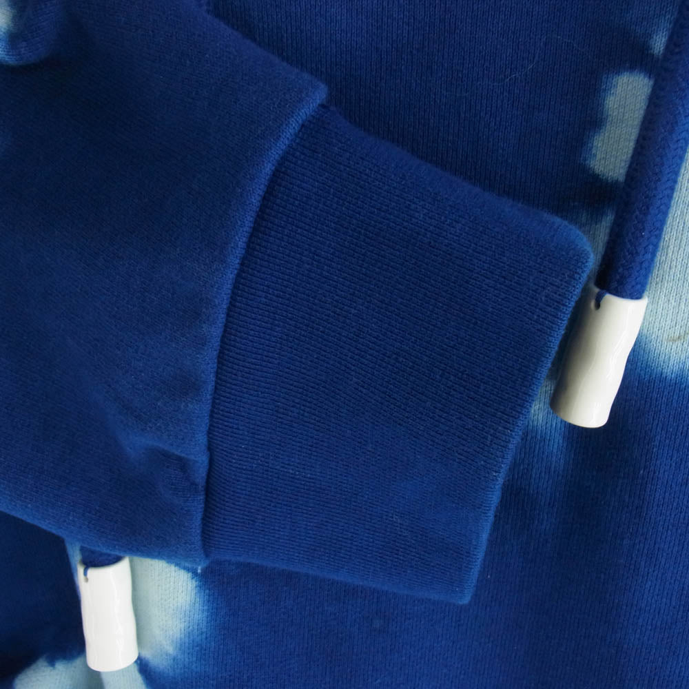 LOUIS VUITTON ルイ・ヴィトン 22SS RM221 J73 HMY74W タイダイ染め プルオーバー パーカー ブルー系 ホワイト系 M【中古】