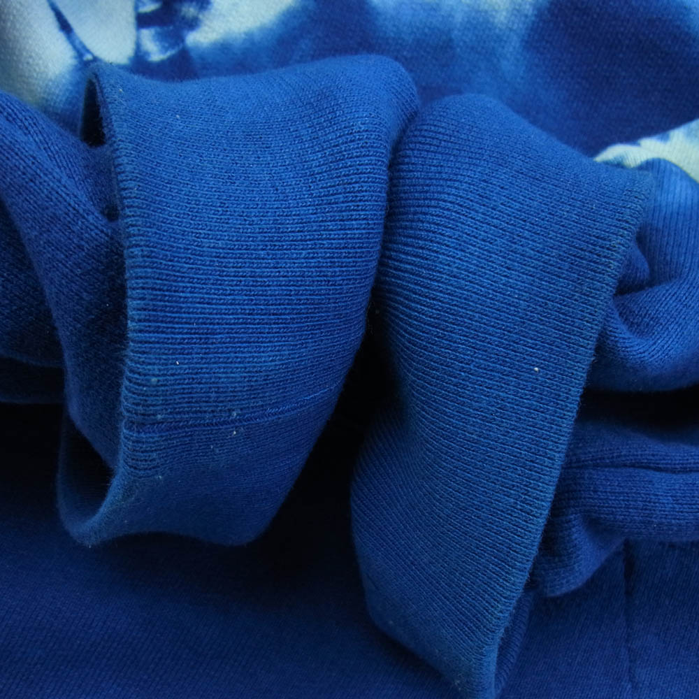 LOUIS VUITTON ルイ・ヴィトン 22SS RM221 J73 HMY74W タイダイ染め プルオーバー パーカー ブルー系 ホワイト系 M【中古】